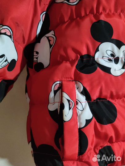 Куртка zara Микки 110-116