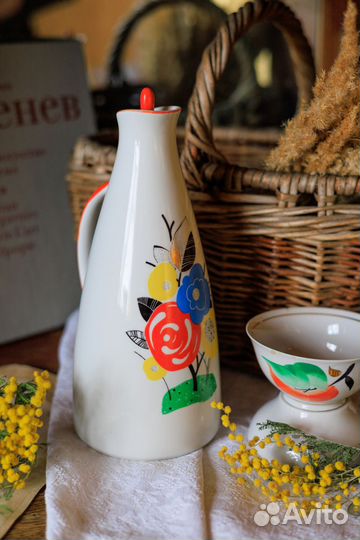 Редкий кувшин лфз. Графин. «Цветы/Букет»