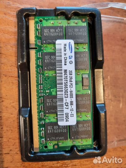 Sodimm ddr2 2gb и ddr3 2gb