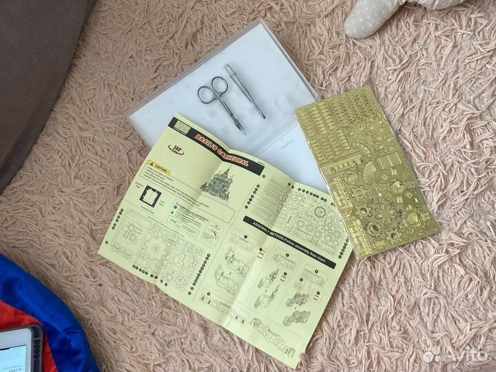 Собор Василия Блаженного 3D модель конструктор