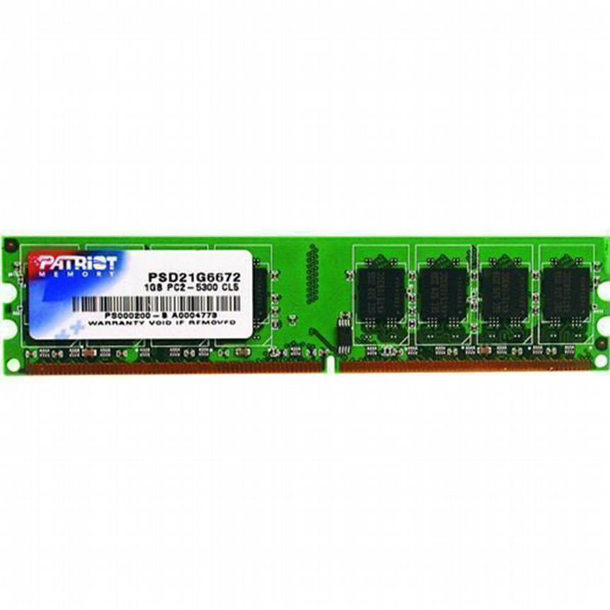 [PSD21G6672] Оперативная Память Patriot Ddr2 1024mb Psd21g6672
