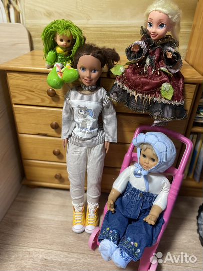 Куклы и коляска для кукол Полесье