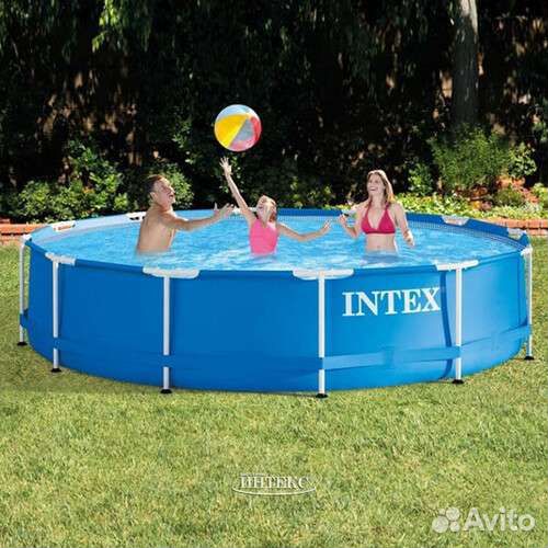 Каркасный бассейн + фильтр-насос 366*76 см Intex
