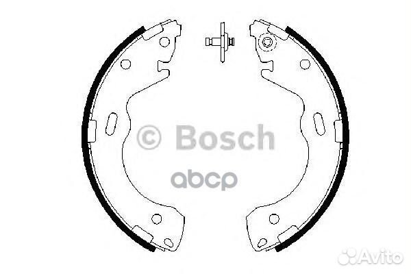 0 986 487 654 колодки барабанные Ford Maverick