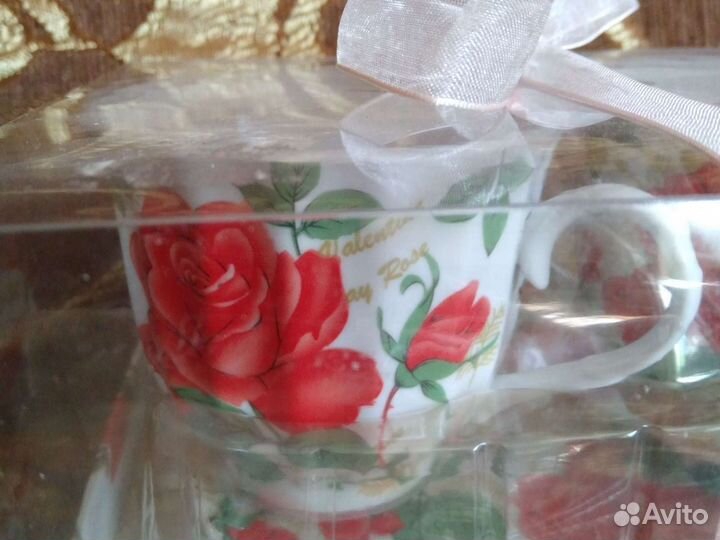 Набор чайный 2 чашки + 2 блюдца