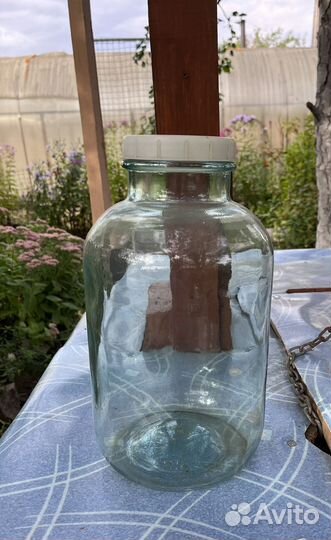 Бутылка стеклянная 5 литров