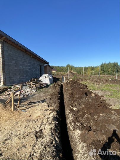 Услуги мини-экскаватора