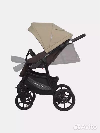 Коляска 3 в 1 Riko Bella коричневая. Новая в упако