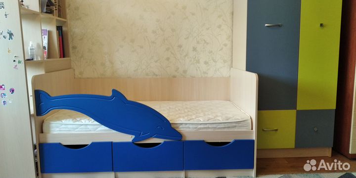 Детская кровать от 3 лет с матрасом