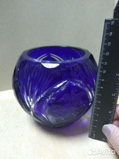 Ваза хрустальная