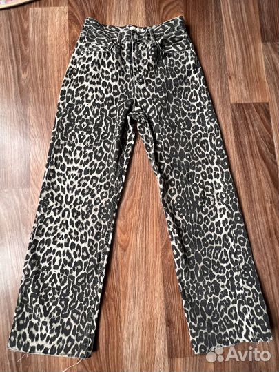 Леопардовые джинсы