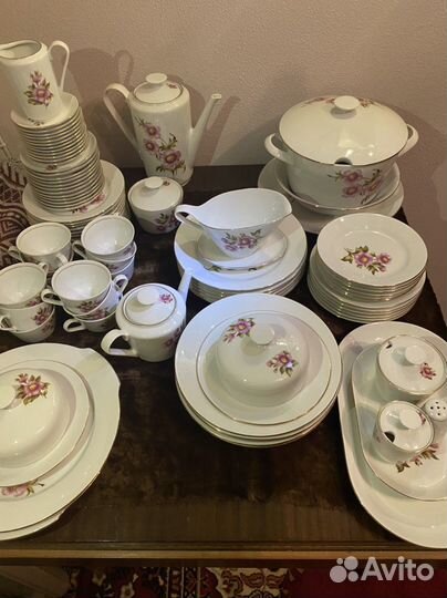 Сервиз столовый чайный ГДР середина прошлого века