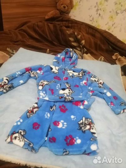 Детский халат, новый р. 110- 122. в