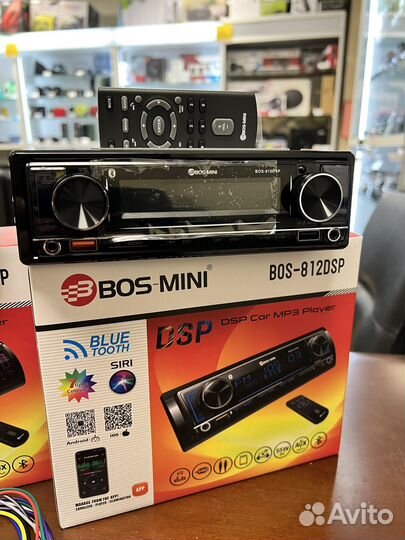 Магнитола процессорная блютуз BOS-mini 812 813DSP