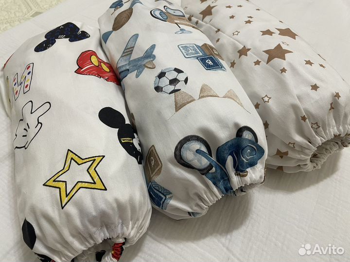 Простынь на резинке детская 120х60