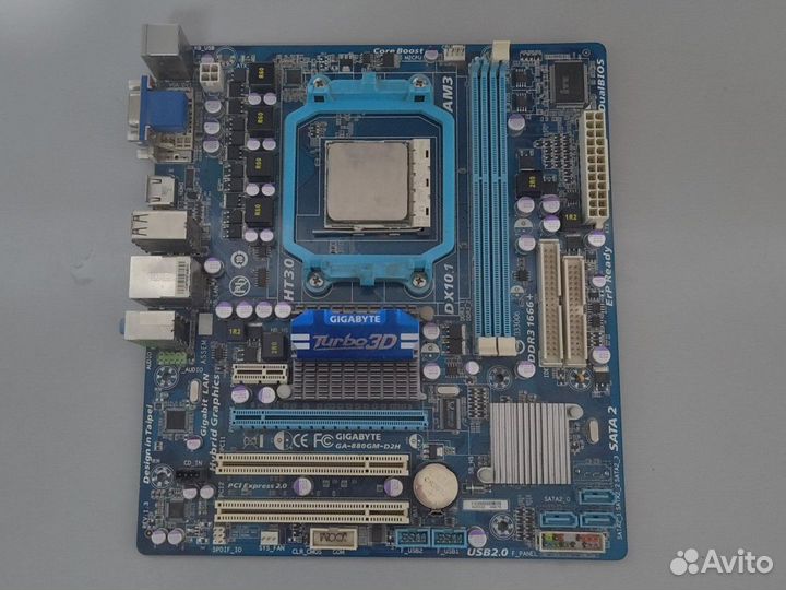 Материнская плата GIgabayte Ga-880gm-D2H