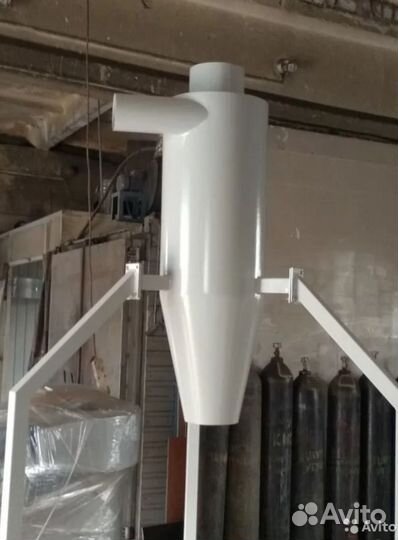 Циклон промышленный осадитель, разгрузитель