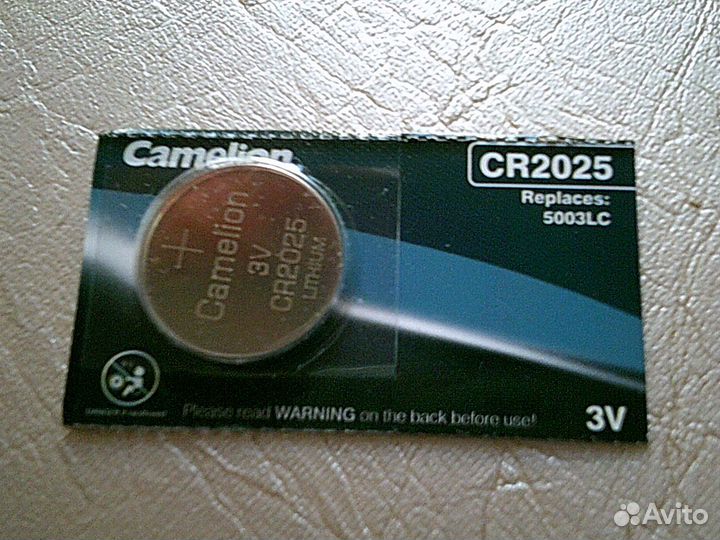 Батарейки CR2025 и CR2032