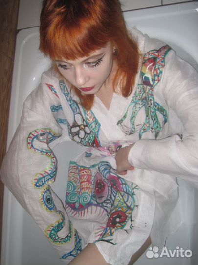 Платье кимоно женское