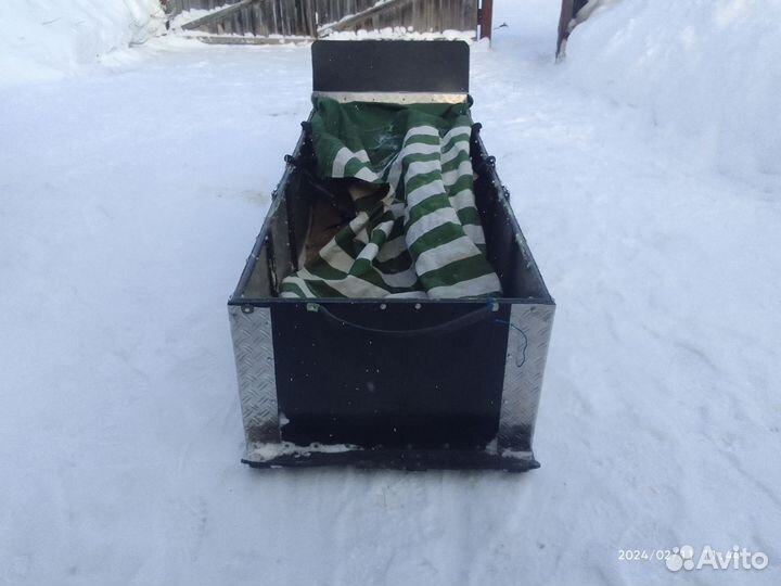 Сани для снегохода бу