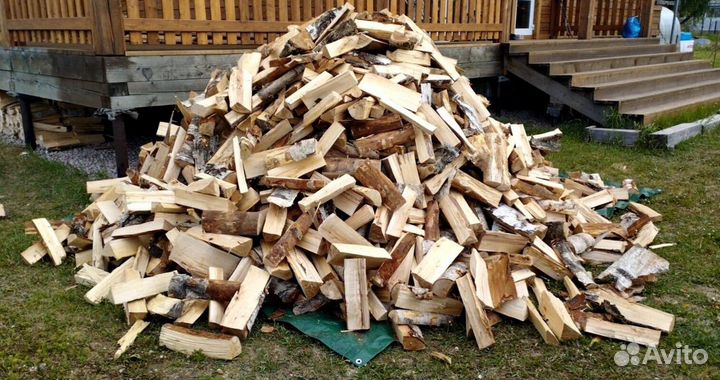 Дрова сухие колотые с доставкой