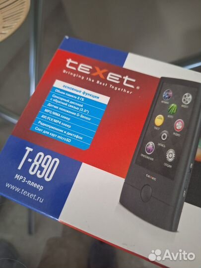 Плеер texet T-890