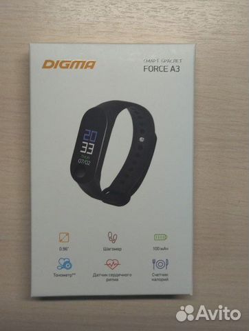 Смарт-браслет Digma Force A3