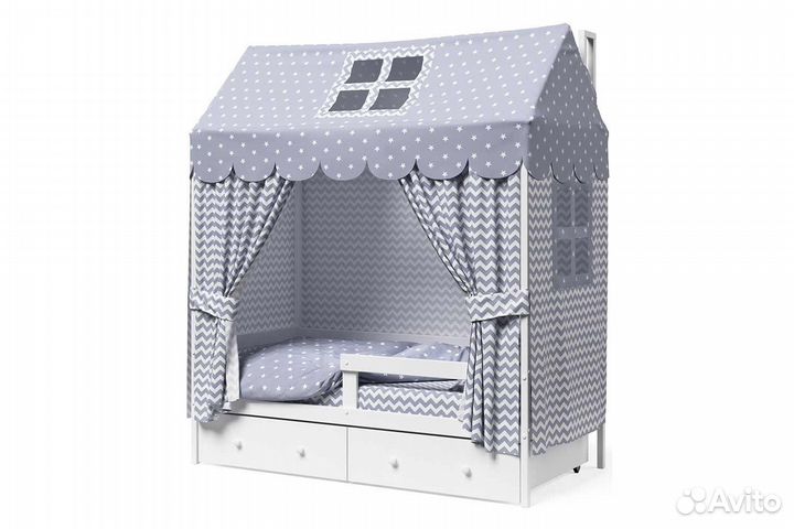 Балдахин на кровать домик текстиль