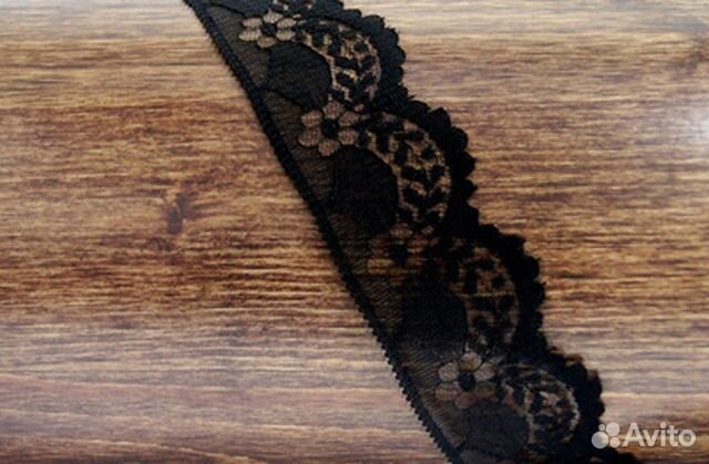 Кружево капрон 360-А, 4см 20м, 100 п/э,цв.черн