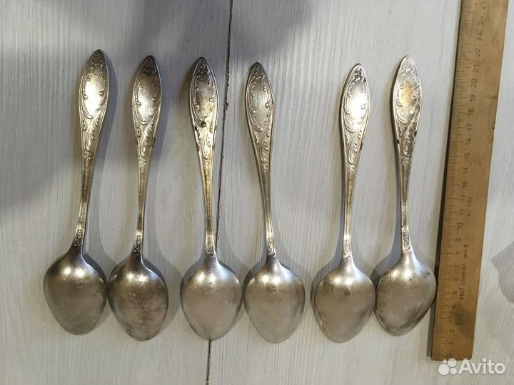 Ложки столовые мнц зиш мельхиор СССР