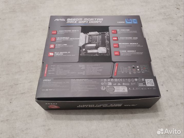 Материнская плата MSI B660M Mortar Max Wi-Fi DDR4