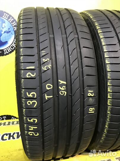 Continental ContiSportContact 5 245/35 R21 и 275/30 R21 96Y