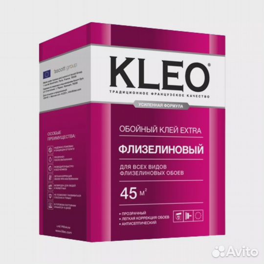 Клей для обоев Kleo Extra 45 «Флизелиновый», 320 г