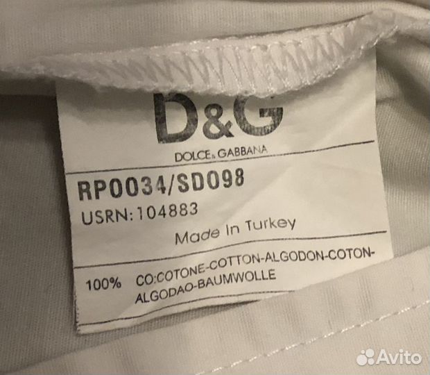 Dolce gabbana рубашка