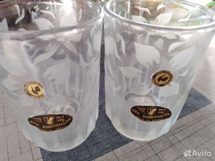 Гусь хрустальный стаканы