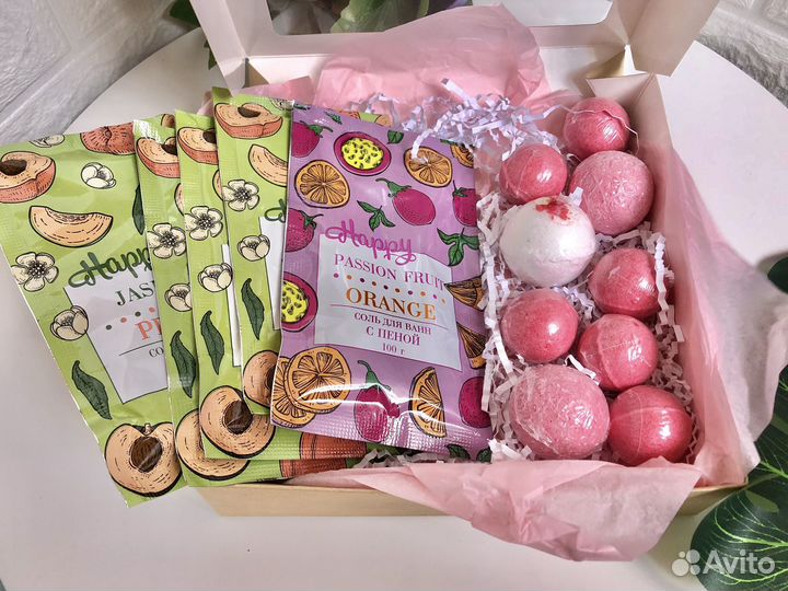 Микс бомбочки и соль для ванны пакетом