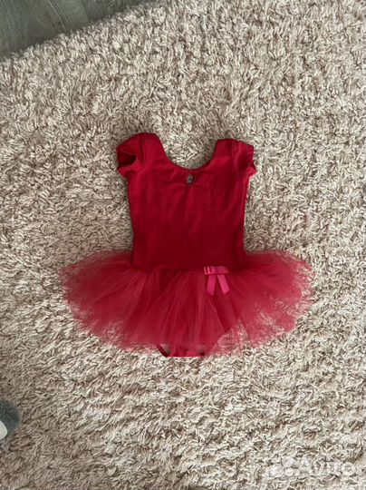 Купальник для гимнастики и танцев с пачкой