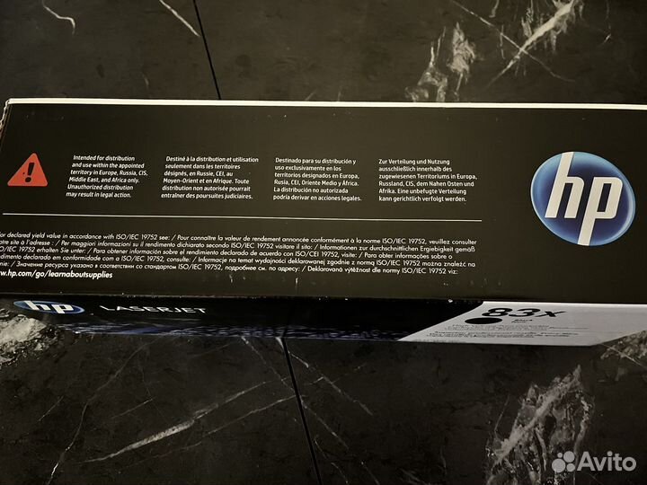 Картридж лазерный. Черный. Оригинал