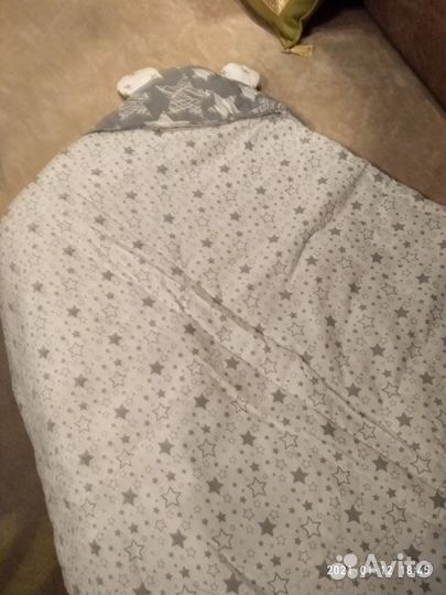 Детские одеяла, дождевик на коляску, полотенце