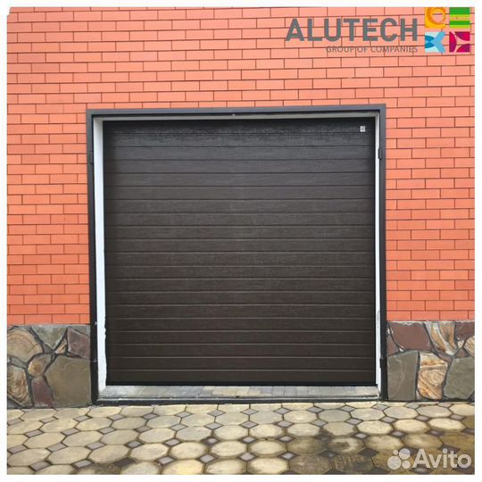 Секционные ворота alutech