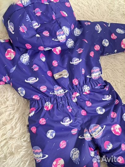 Зимний комбинезон для девочки 86