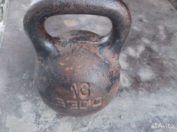 Гиря 16 кг бу