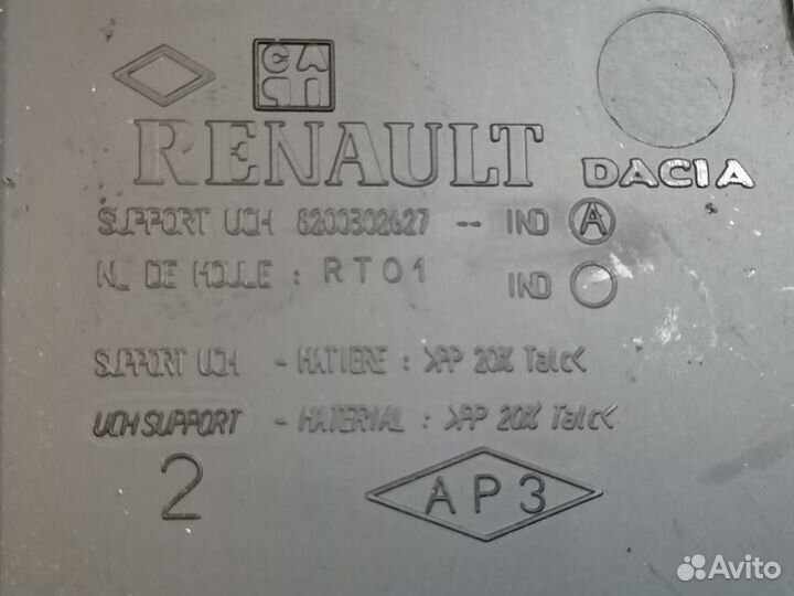 Кронштейн блока комфорта Renault Logan 2005-2014