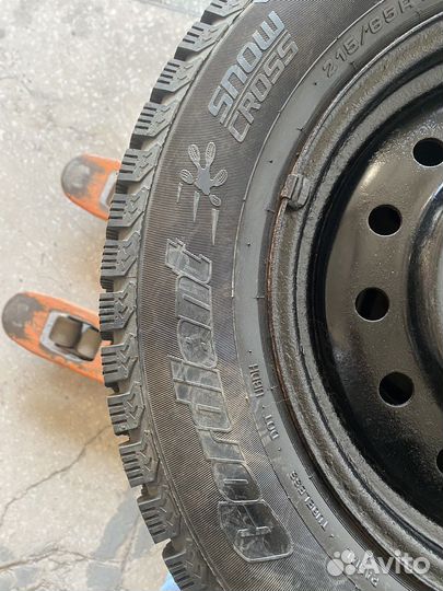 Колеса зимние шипованные r16