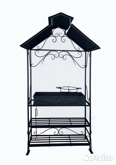 Кованые мангалы с крышей