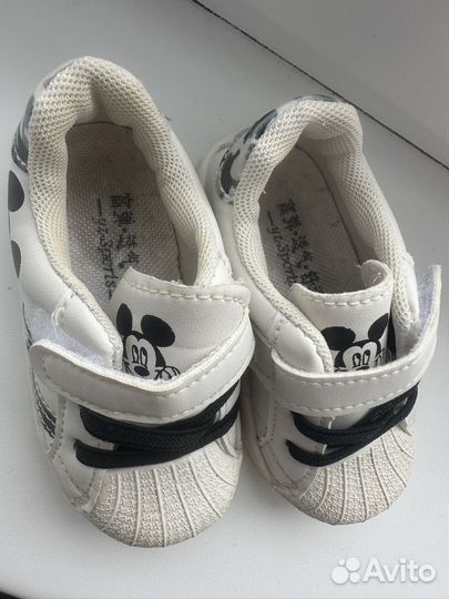 Кеды детские на липучке 17