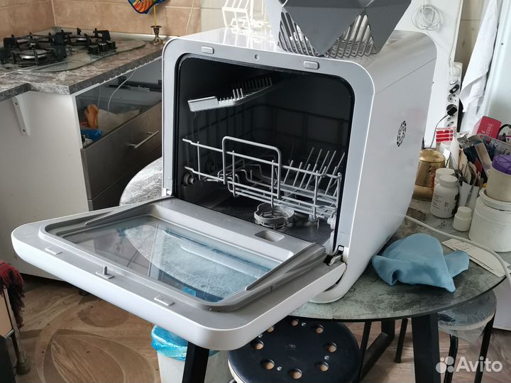 Midea Посудомоечная машина mcfd42900, голубой