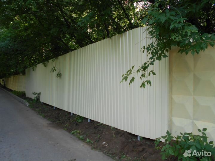 Забор из профнастила