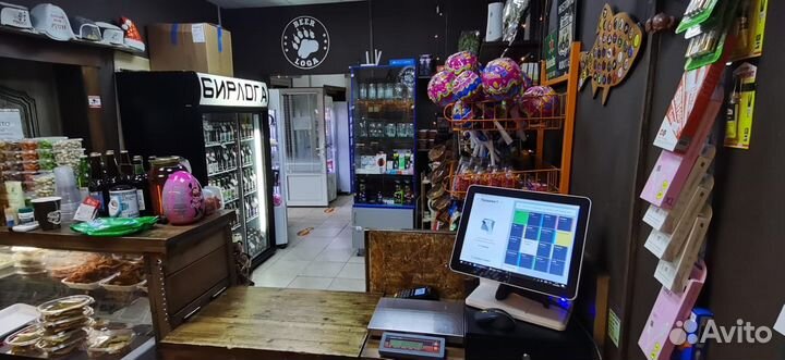Магазин разливных напитков + цветочный отдел