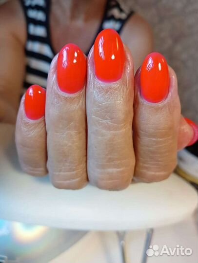 Маникюр с покрытием гель лак, Коломяги